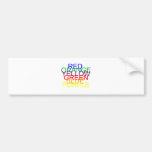 ROYGBIV BUMPER STICKER
