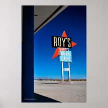 Roy's Diner Route 66 Posters