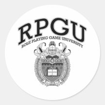 RPGU - B&W STICKER