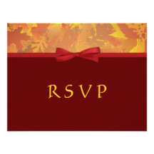 RSVP - Autumn Wedding Invitations