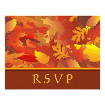 RSVP - Autumn Wedding Invitations