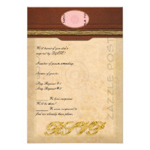 RSVP Card  - Portrait Custom Invitations