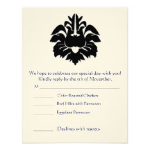 RSVP Cards-Require the 5 x 7 size Inivitations Announcement