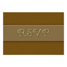 RSVP - Gold Text Announcements