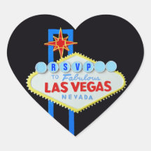 RSVP Las Vegas Sign Sticker