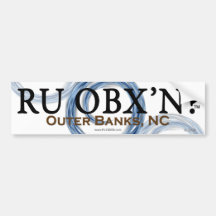RU OBX'N BUMPER STICKER