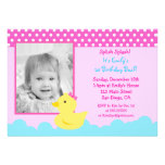 Rubber Duck Birthday Invitations