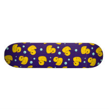 Rubber Duck Pattern Skate Board Deck