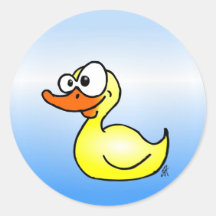 Rubber duck sticker