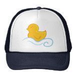 rubber ducky with waves hat hats