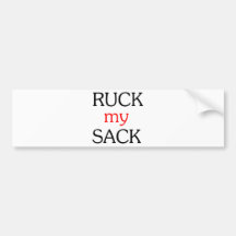 Ruck my Sack Bumper Stickers