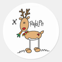 Rudolph The Red Nosed Reindeer Sticker