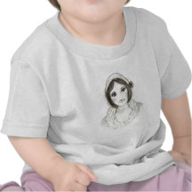 Ruffled Flapper Girl Tshirt