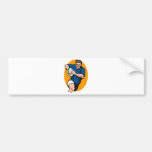 rugby player running with ball bumper stickers