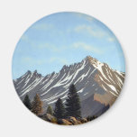 Rugged Peaks Fridge Magnets