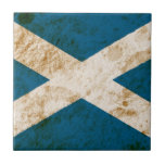 Rugged Scottish Flag Tile