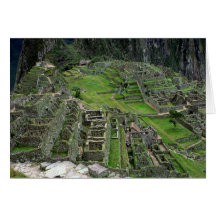 Ruins at Machu Picchu Greeting Card
