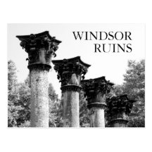 Ruins of Windsor ~ Claiborne County ~ Port Gibson Postcards