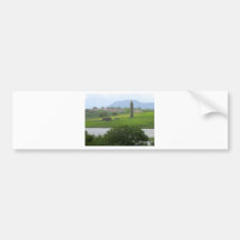 Ruins On Devenish Island In Ireland Bumper Stickers