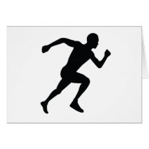 Runner Greeting Cards