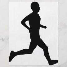 runner icon full color flyer