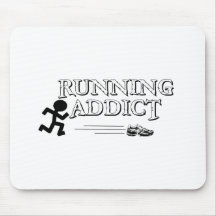 Running Addict mouse pad