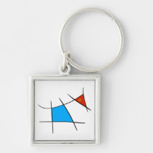 Running Bull Keychain