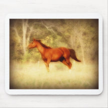 Running Horse Mouse Pad