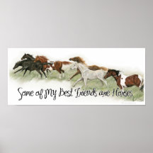 Running Horses Poster by Kim McElroy