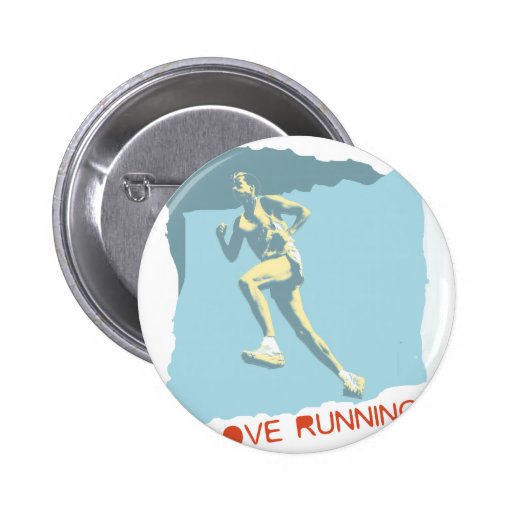 Running iGuide Heart Rate Pinback Button
