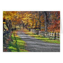 Rural Autumn Card