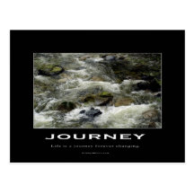 Rushing Water Motivational Postcards