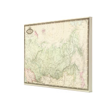 Russia and Asia 2 Stretched Canvas Print