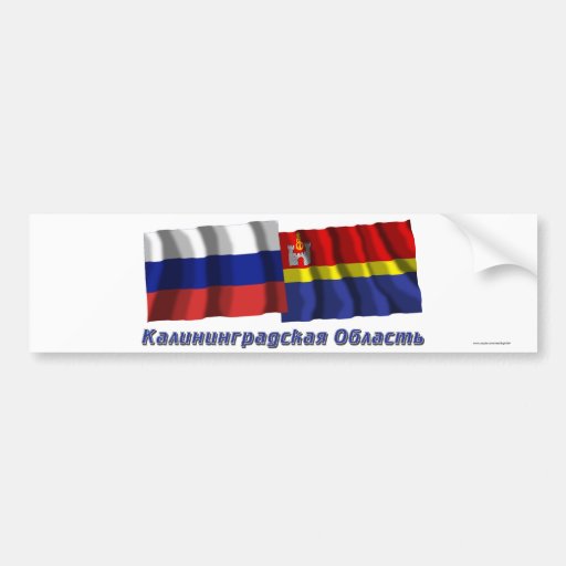 Russia and Kaliningrad Oblast Bumper Stickers