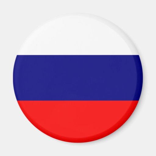 Russia Flag Fridge Magnet