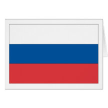 Russia Flag Greeting Cards