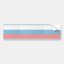 Russia, Flag ribbons flag Bumper Sticker