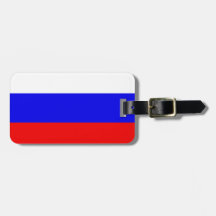 Russia flag tag for luggage