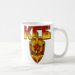 Russian KGB Badge Soviet Era Coffee Mugs