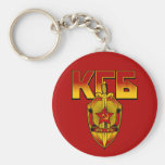 Russian KGB Badge Soviet Era Keychain