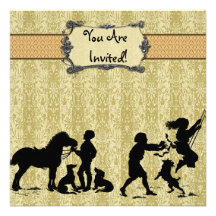 Rustic Country Custom Invitations