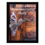 Rustic Door Housewarming Party Invitation