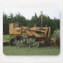 Rustic Farm Equipment Mousepads