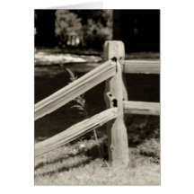 RUSTIC FENCE NOTECARDS