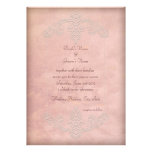 Rustic Mauve Elegant Wedding Invitations