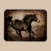 Rustic Sepia Galloping Horse magnets