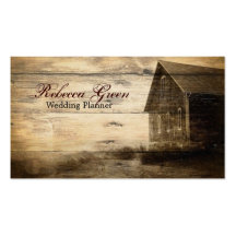 rustic woodgrain western farmhouse country fashion business card template