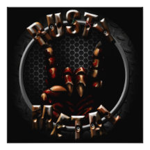 Rusty Metal poster Photographic Print