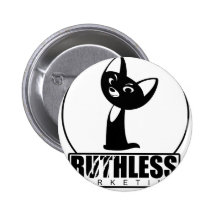Ruthless Marketing gear featuring Ruthless Kitty Pins