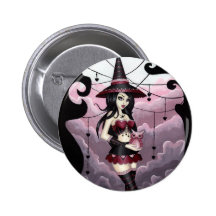 Ryla - Valentine's Day Witch Button